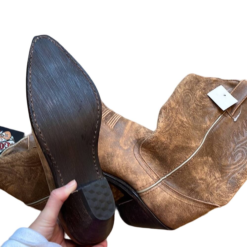 Rockin' Country Collection Real Leather Cowboy Boots from Texas - Picture 6 of 10